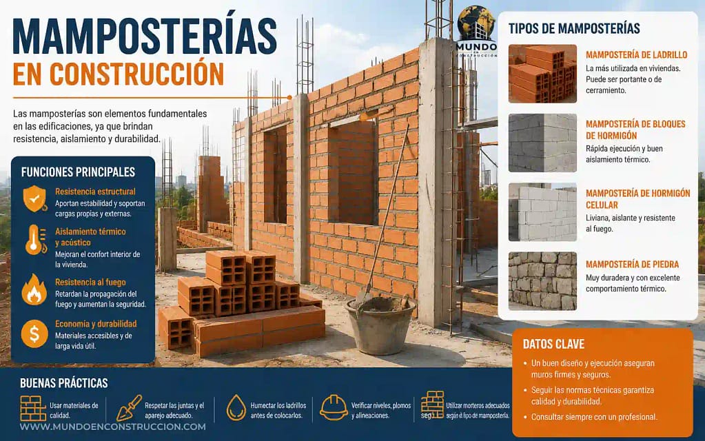 Mampostería en construcción