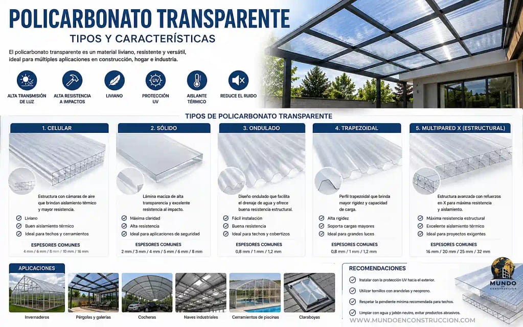 policarbonato transparente