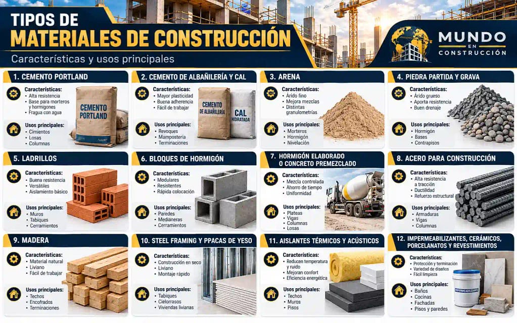 Materiales de construcción