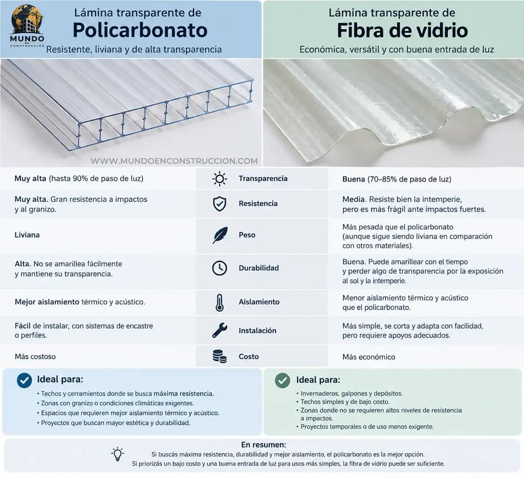 Lámina transparente